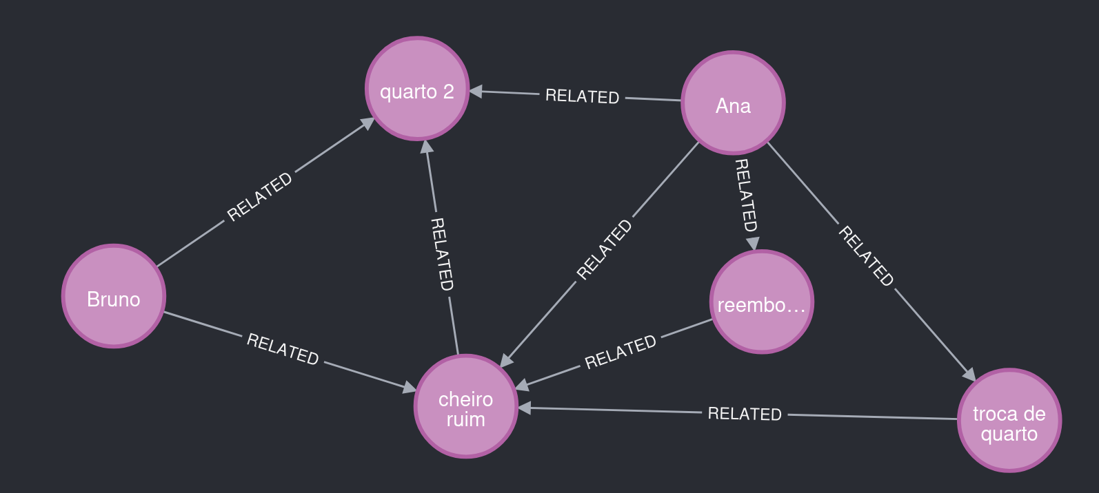 Figura 5 - Subgrafo de Ana e Bruno